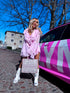 "CANDY POP" šortkostiumas - ŠVELNIAI ROŽINĖ